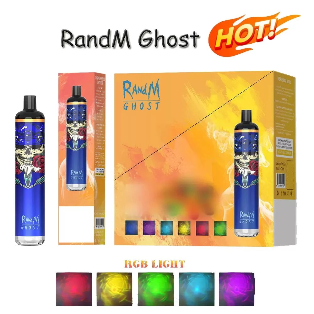 Vape Randm desechables Dazzle Ghost 4000 Dispositivo de bolitas de cigarrillos electrónicos