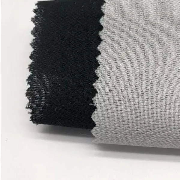 Woven Adhesive Lining Cloth Garment Interlining Double DOT Coated Fusible Woven Interlining