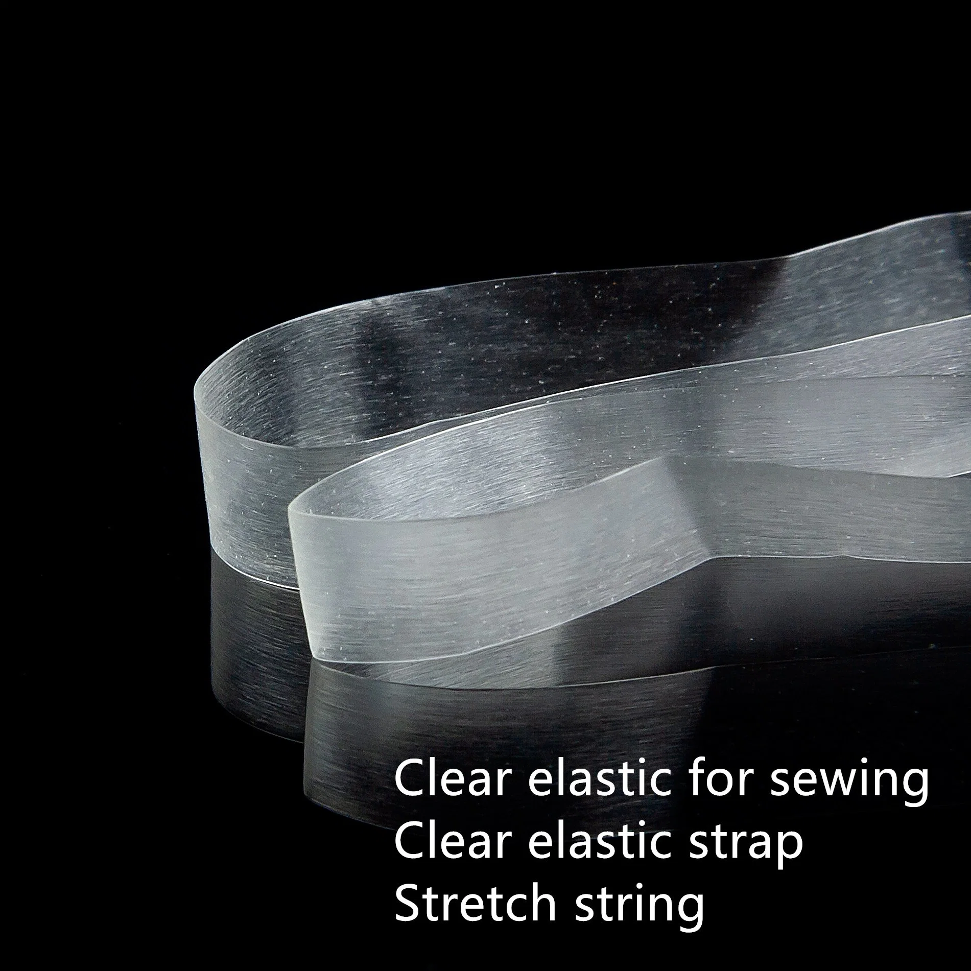 3-5times Stretch TPU Transparente elastische Band Nähen Trims