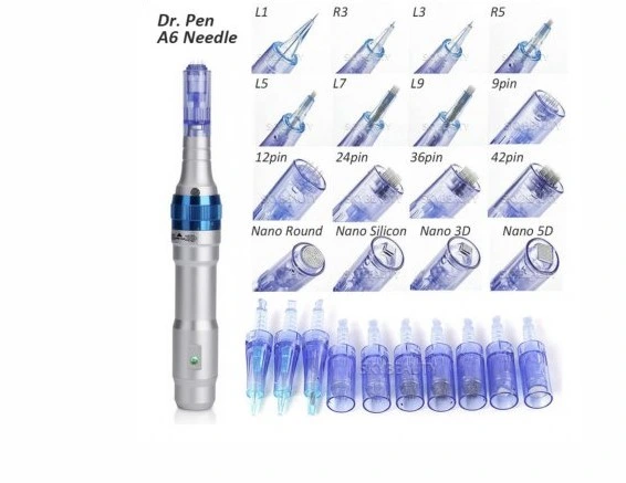 Newest Micro Needle Derma Pen A6 Needle Cartridge From 0.25mm to 2.5mm