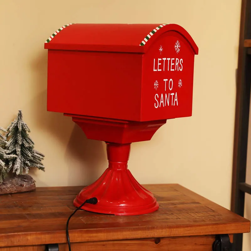 Simulation Snow Mini Mailbox Model Christmas Other Toy