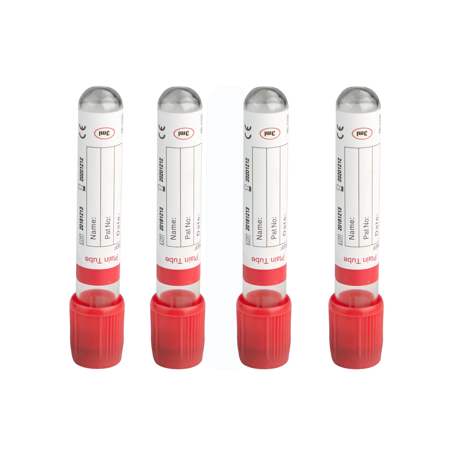 Lab Use Clinical Glass Clot Vacuum Blood Collection Tube