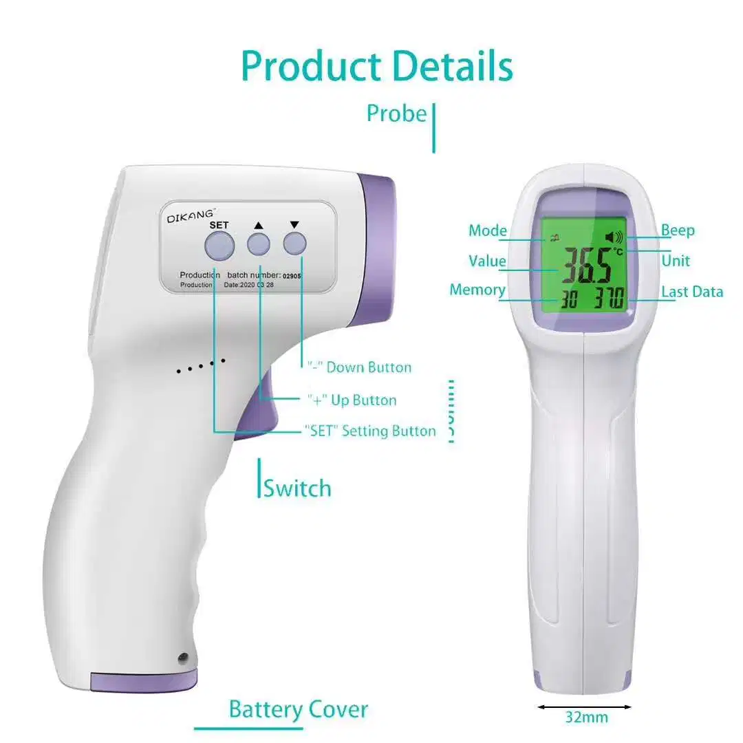 Wholesale Infrared Thermometer Infrared Digital Forehead LCD Display for IR Thermometer