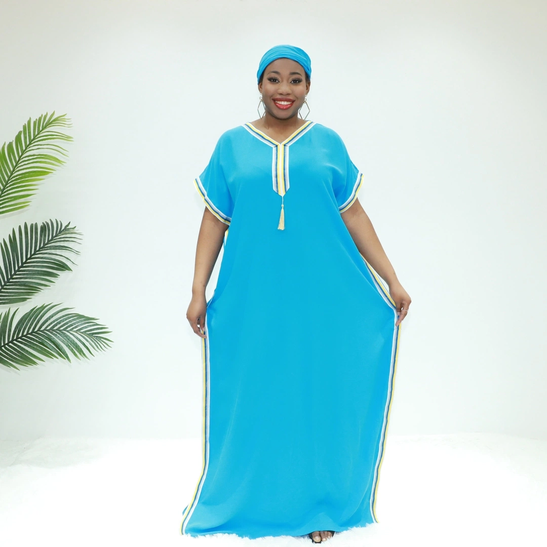 Ropa étnica 2022 Mayoristas Egipcia Abaya Sta2601f Togo Moda étnica Vestido