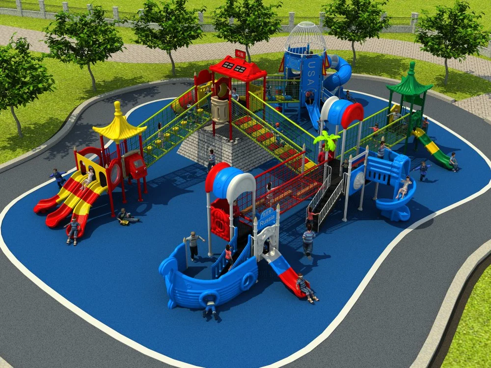 Outdoor Children Playground Dream of Pleasure Island Series for Park