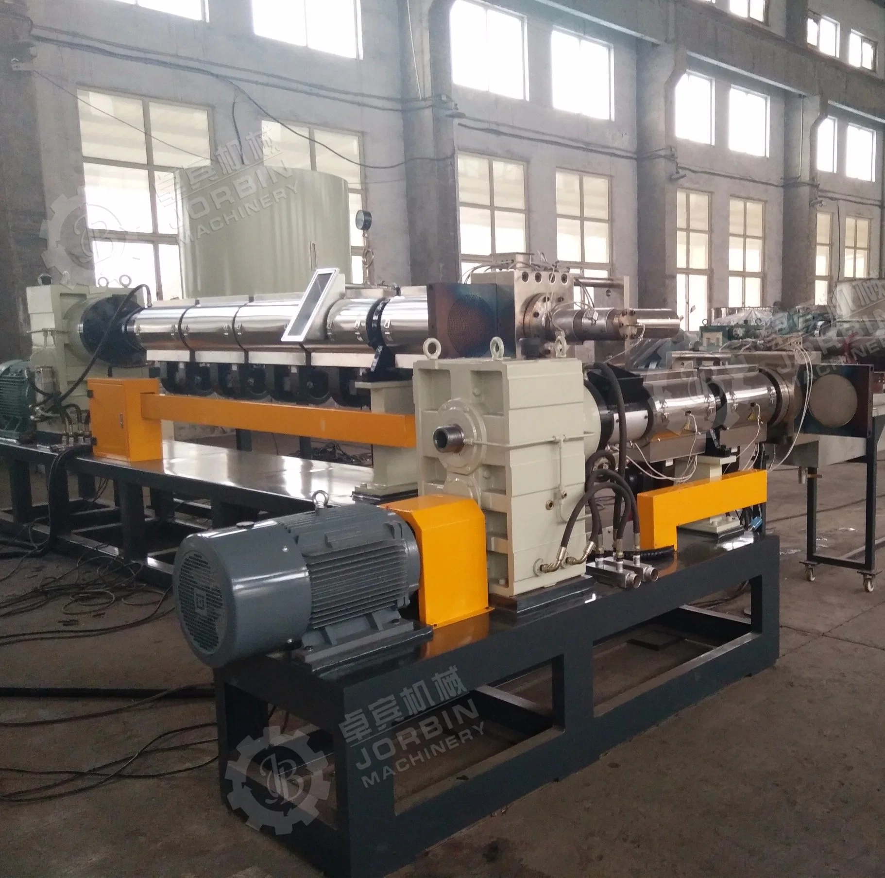 Two Step Extruder PP PE Granulation Machine with Side Force Feeder