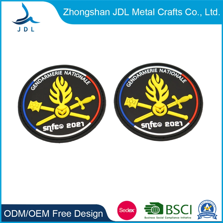 OEM Availablemetal Logo Labelsmetal Label Silicone Badge Rubber Emblem for Clothing Accessories