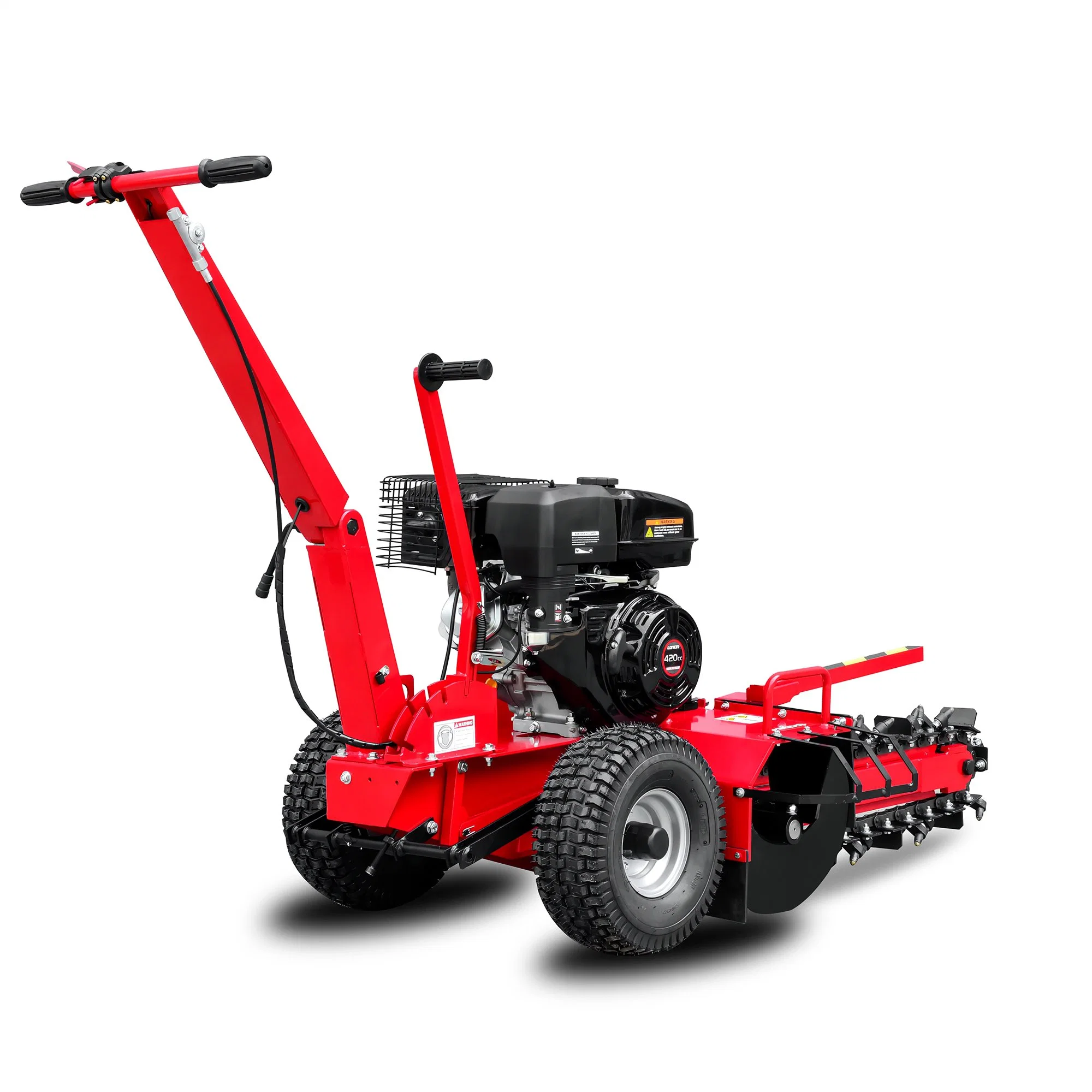 K-Maxpower 15HP 600mm Gasoline Mini Chain Trencher Machine Digger with CE Certificate