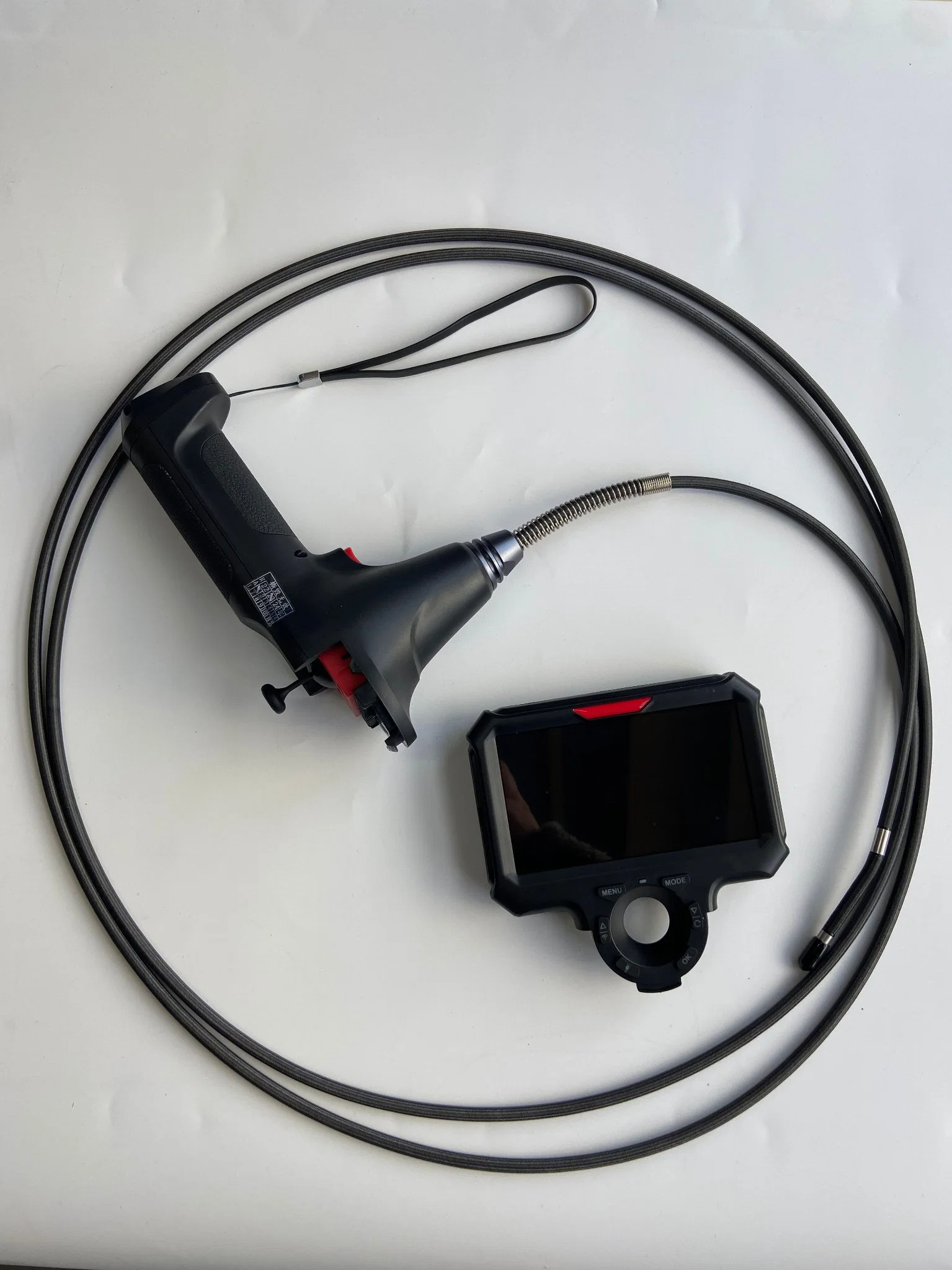 Industrial Borescope Inspection Camera with 3.9mm Probe Lens, 360 Degree Joystick Articulation, , 2mts Testing Cable, 5 Inch Display