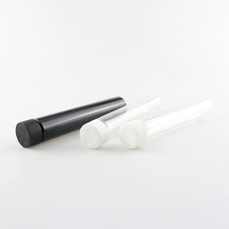 123mm Blowing Plastic Child Resistant Pharmaceutical Packaging J-Tubes Push Down and Turn Tube