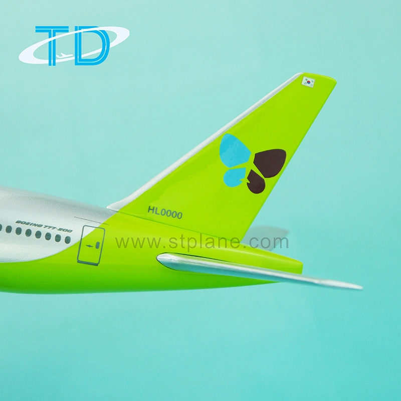 B777-200 1/200 32cm Jin Air Scale Decorative Airplane Model