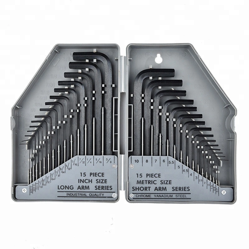 30PCS Allen Key Set Chrome Vanadium Steel Wrench