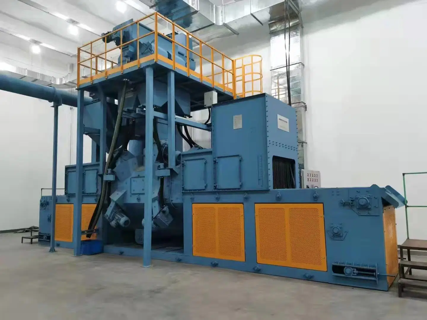 Original Factory Design Cleaning Abrator Through Shot Blasting Machine