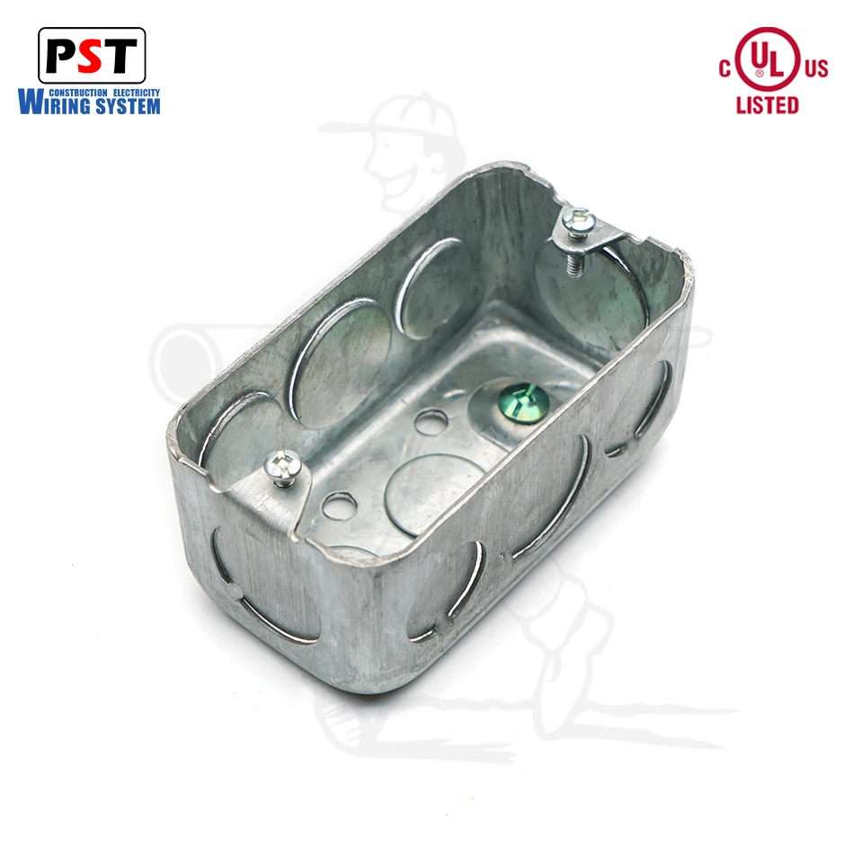 Electrical Metal Conduit Box 4X2 Rectangular Box Electrical Handy Box Junction Box