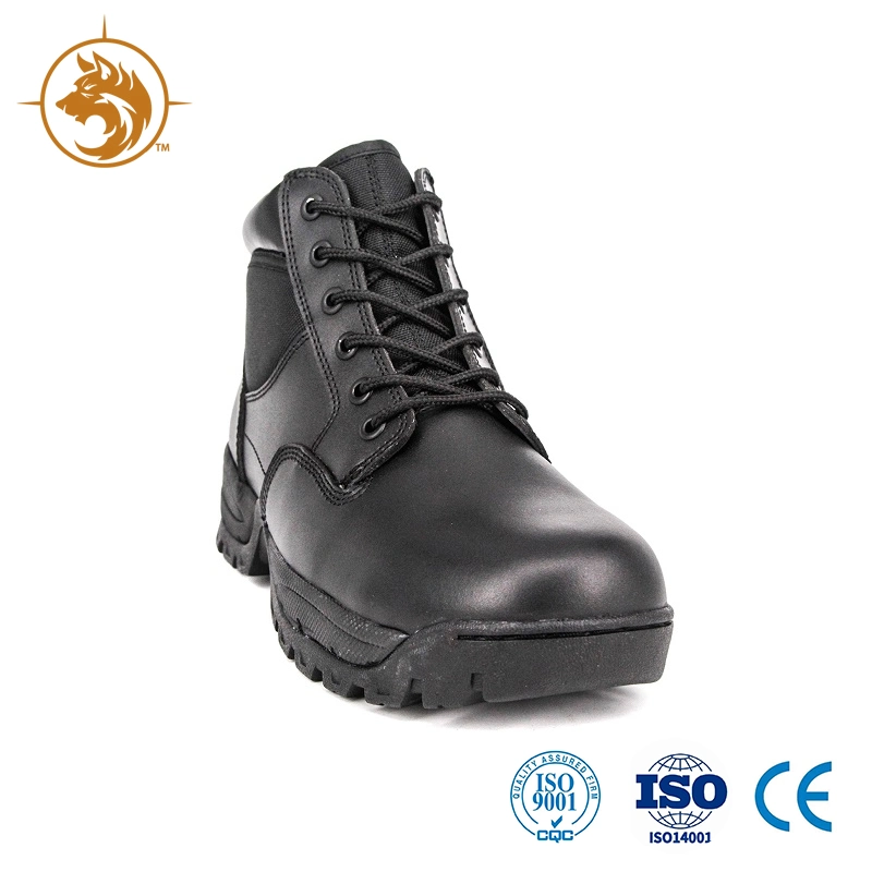 ISO Standard Assorted Color Black Beige Leather Shoe