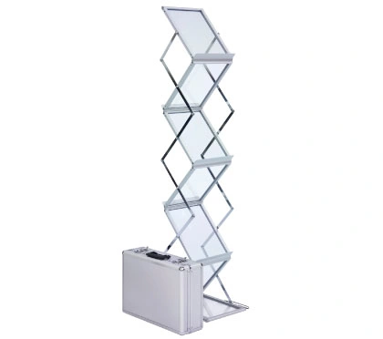 Acrylic A3/A4 Brochure Holder Stand with Aluminum Profile