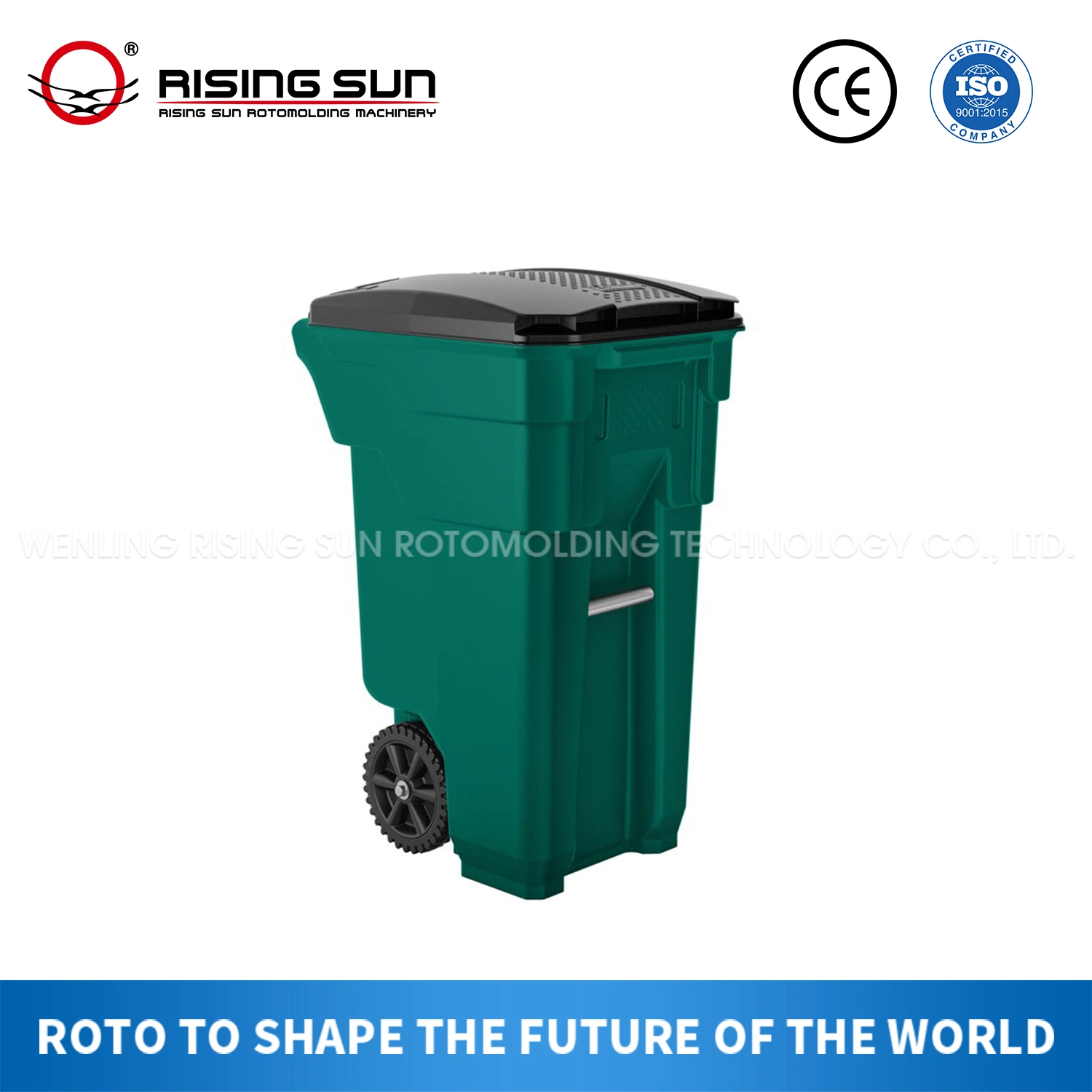 OEM Customized Outdoor Furniture Plastic Medical Waste Open Top Bin Garbage Roll off Recycling Container Dustbin Waste Can