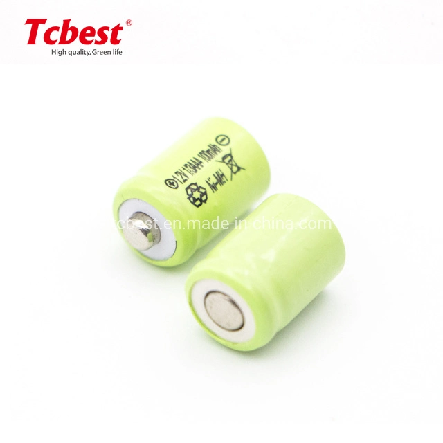 Tcbest Ni-MH 1/3AAA 100mAh 1.2V 12V Rechargeable Battery with MSDS for Cordless Phone/Toys