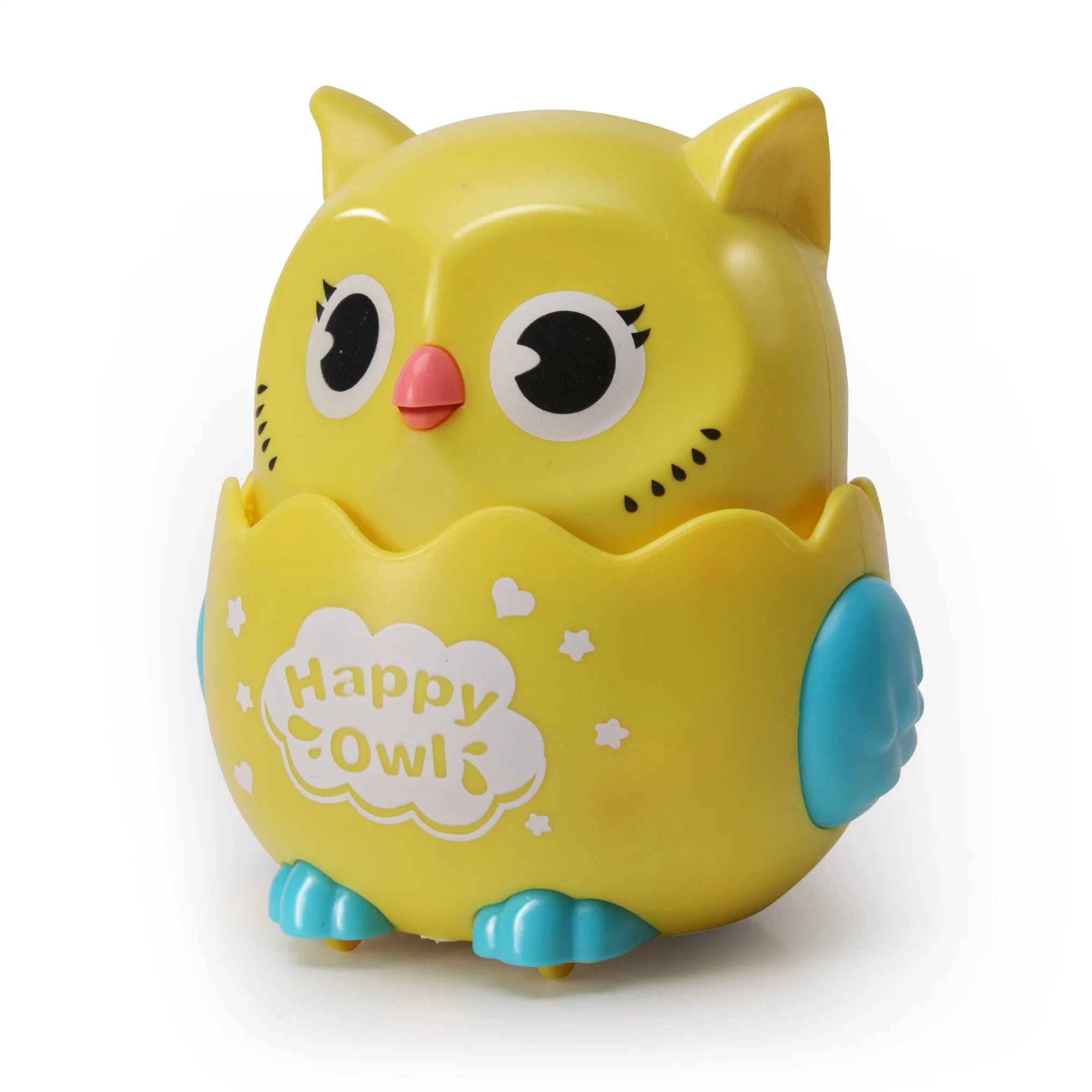 Amazon Funny Kids Toy Press and Go Owl Toy The Owl Head puede girar y presionar el juguete para caminar