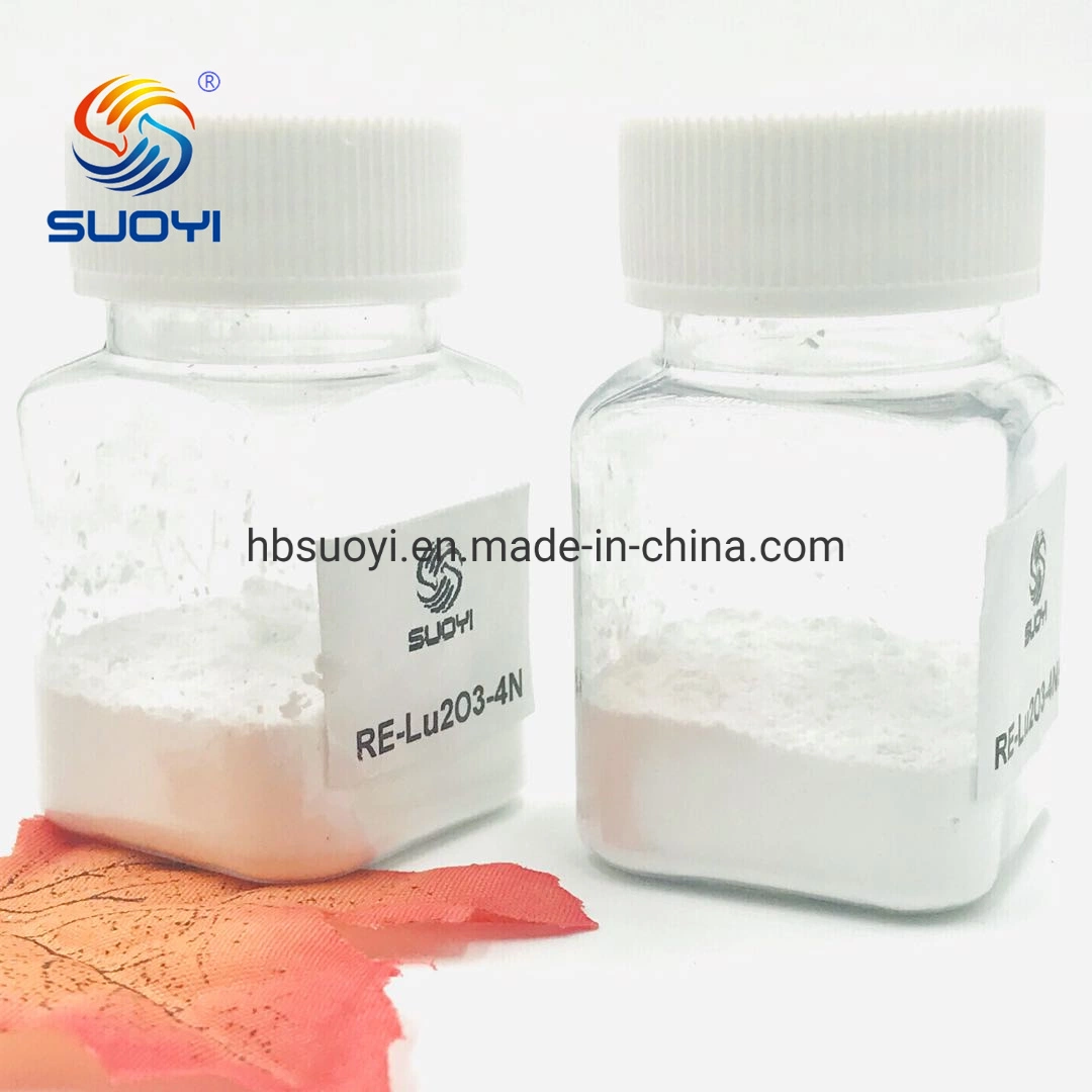 Sy Lu2o3 de óxido de lutecio polvo blanco CAS 12032-20-1 utilizado en materiales luminiscentes con precio de fábrica