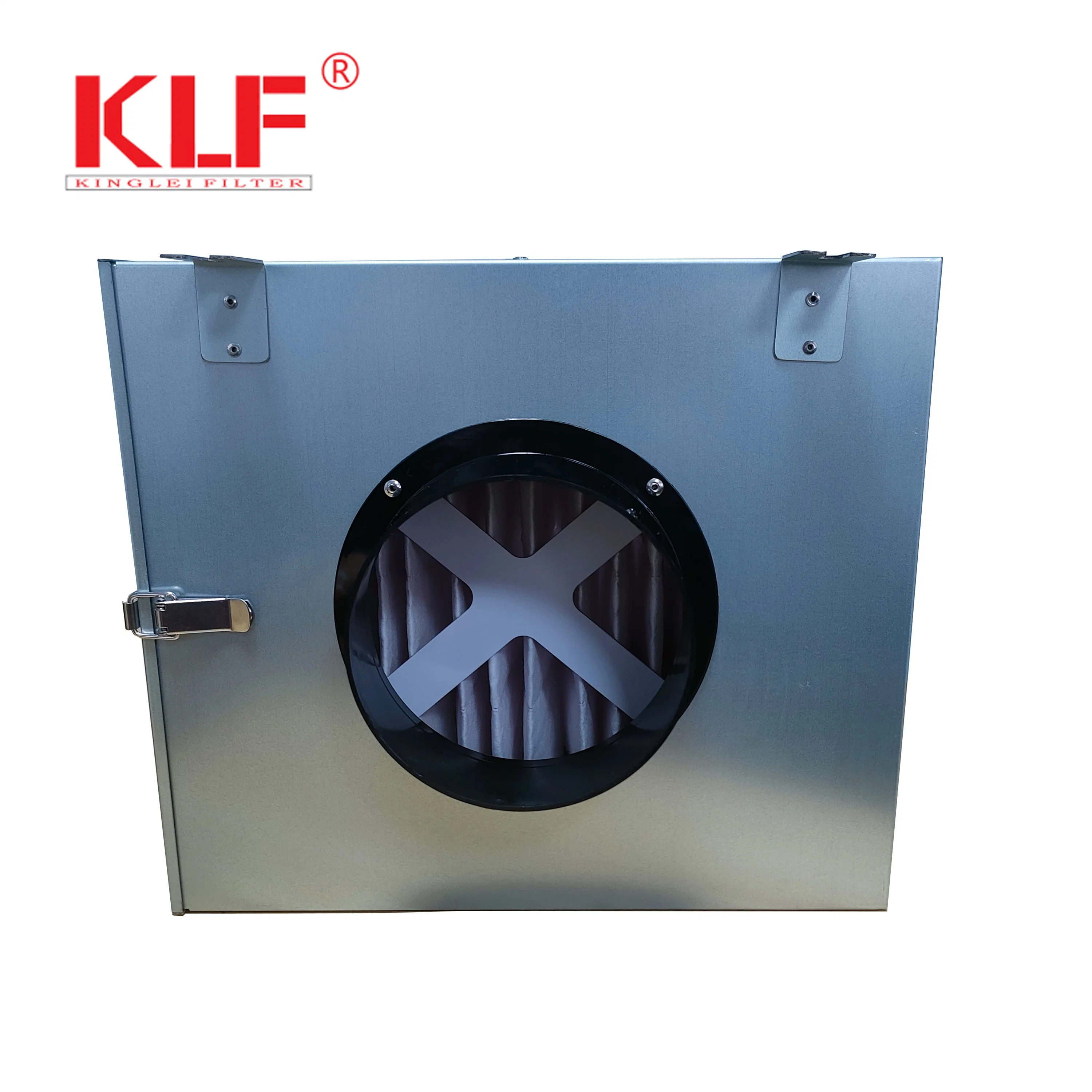 صندوق فلتر الهواء مع فلتر HEPA وفلتر الكربون المنشطة لنظام التدفئة والتهوية وتكييف الهواء (HVAC