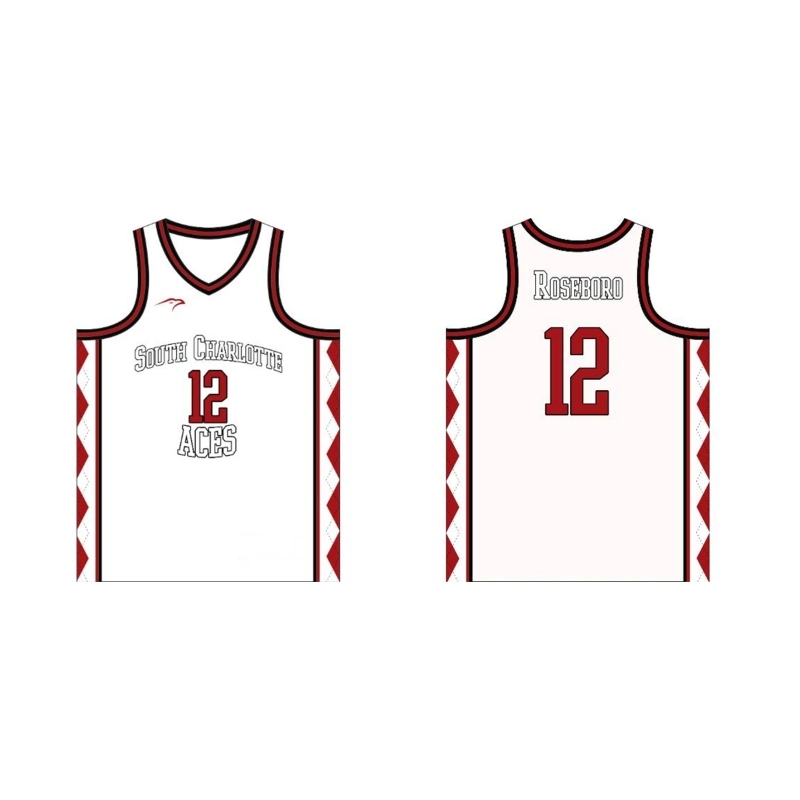 Custom Fashion Minutemen Basketball Shirt White Sleeveless Sports Wear