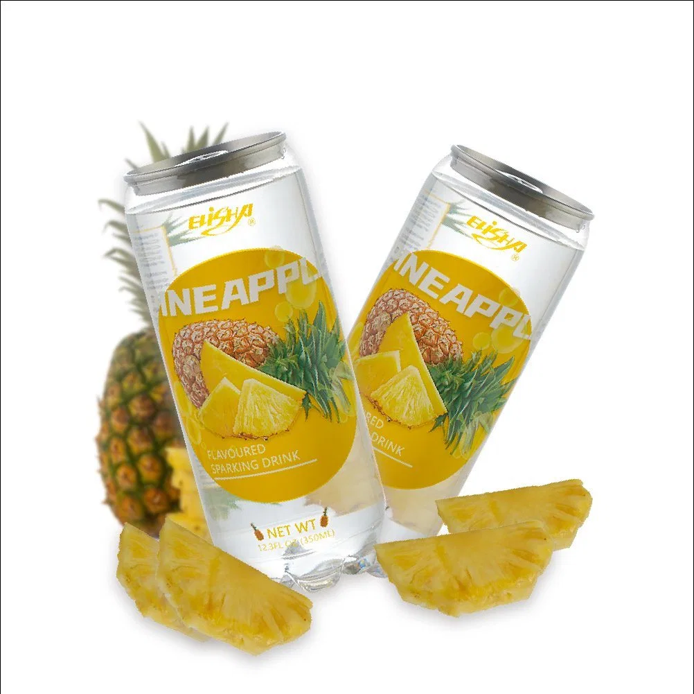 Wholesale/Supplierr Good Price Preventing Dehydration Soda Water 350ml Sparkling Pineapple Flavor