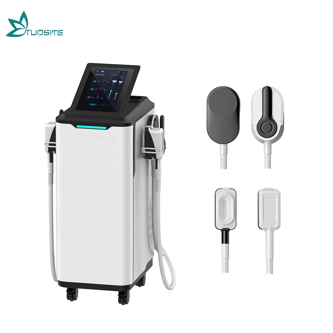 Vertical 2 in 1 Hi-EMT Cryotherapy Freeze 4 Handles 360 Degree Freeze Slimming Ice Body Sculpting Slimming Machine