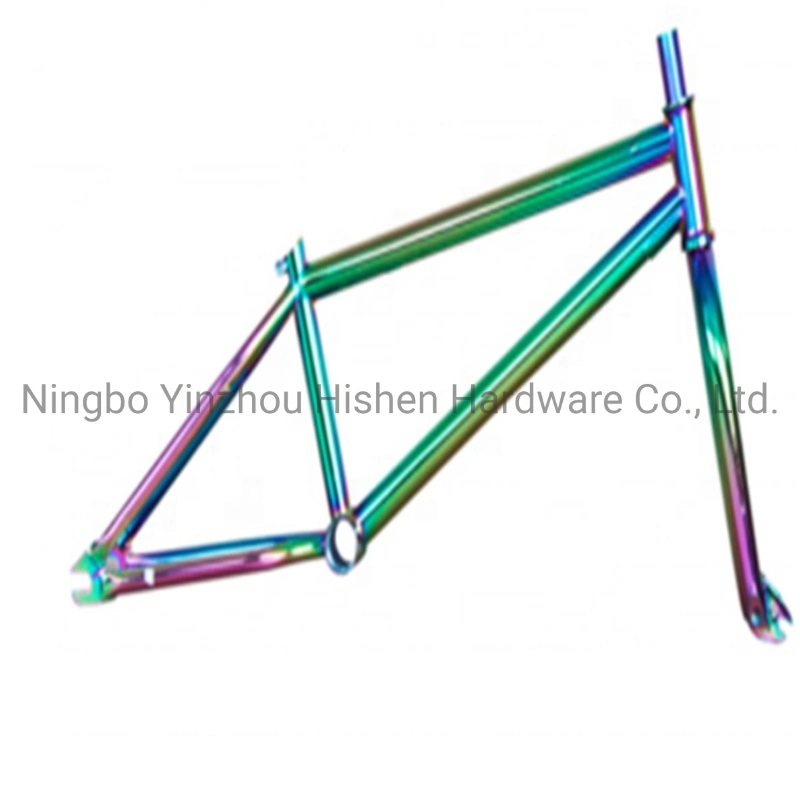 High quality/High cost performance  Colorful Rainbow Bicycle Frame Ningbo Factory