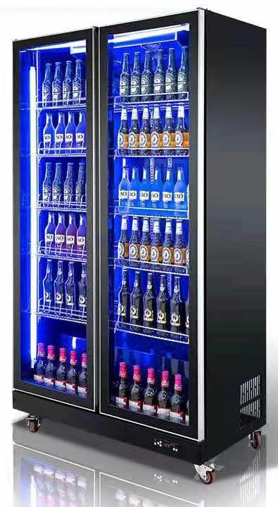 Multi-Usage Supermarket Merchandise Fan Cooling Display Fridge Freezer Beverage Showcase