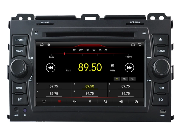 Lecteur DVD de voiture Android 11 quatre cœurs Witson pour Toyota Prado 120 2 G DE RAM 16 GO DE ROM