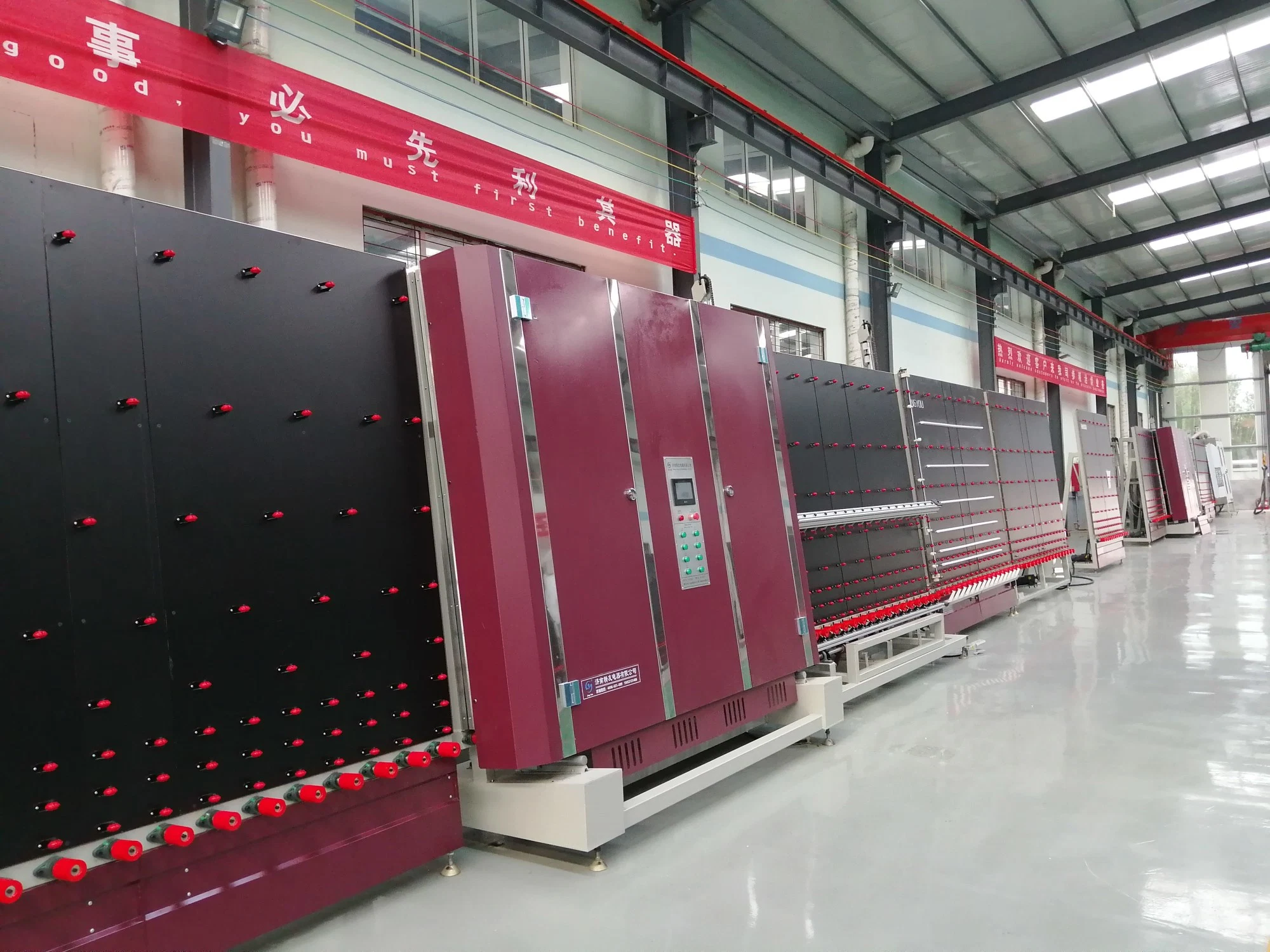 Top Quality Double Glazing Glass Production Line PLC Vertical CNC Automatic Insulating Glass Machine