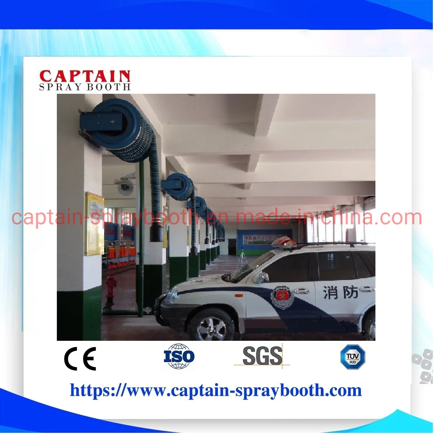 Excellent and High quality/High cost performance  Automobile Exhaust Extraction System