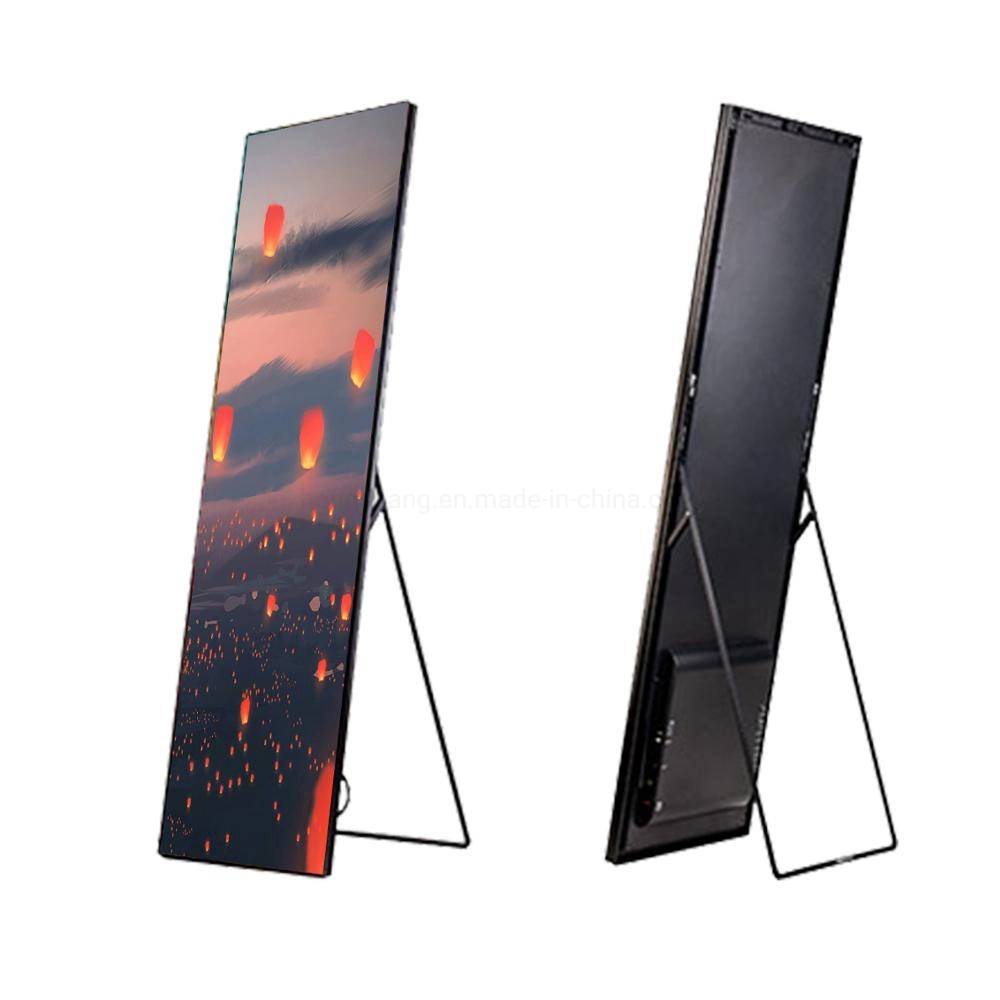 P2.5 Indoor Ultra-Thin Digital Poster Folding LED Display Screen