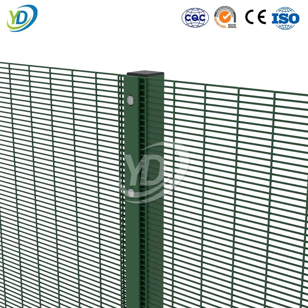 Yeeda Stainless Steel Welded Wire Mesh Fencing China Wholesale/Supplierrs Medium Security Fence 2100 X 2400 mm Panel Size 358 Mesh Fencing