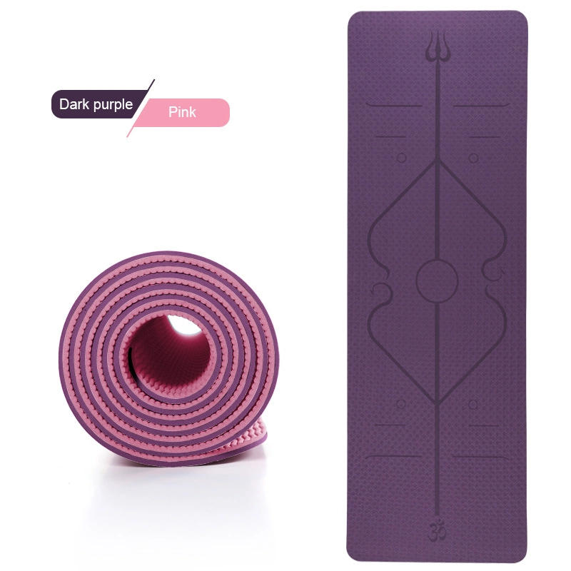 TPE Anti Slip Eco Exercise Fitness Rubber Foam Yoga Mat Pads Pilates