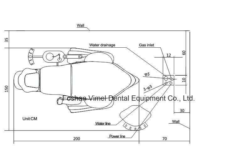 Cartoon Childs Dental Unit Clinical Equipment