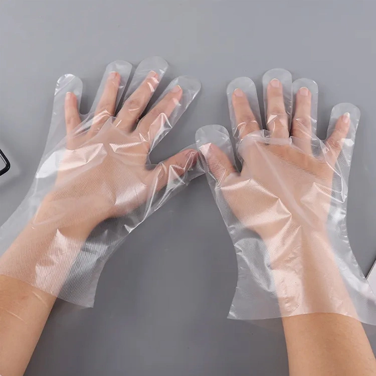 Multipurpose Disposable Clear Transparent Medical PE Gloves