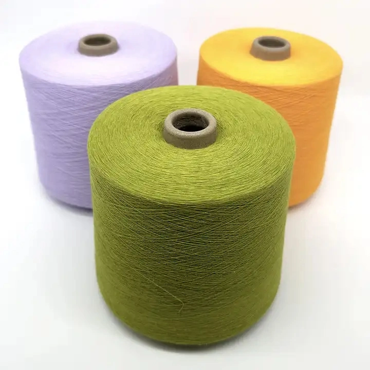 100% Cotton Yarn Dyed Combed Cotton Skin-Friendly Customizable 21s 32s 40s 50s 60s 80s for Knitting Socks