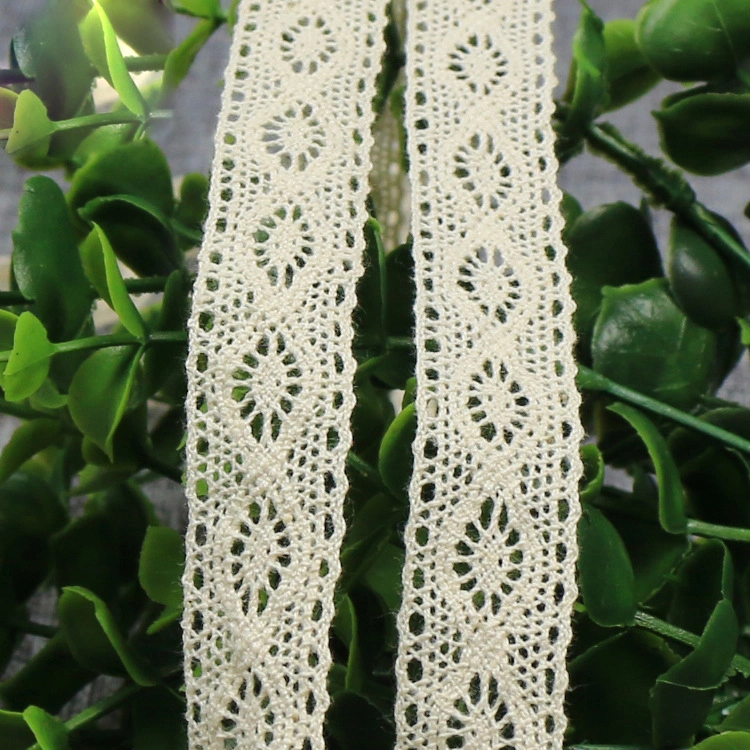 French Knitted Trimming Cotton Crochet Chemical Lace