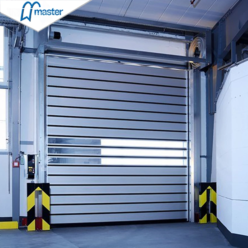 Aluminum Alloy Industrial Automatic Metal Thermal Insulated High Speed Performance Roll up Fast Roller Shutter High Speed Spiral Door