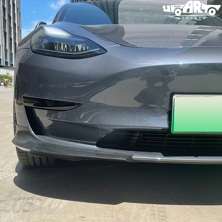 Acessórios exteriores para o modelo 3 Tesla Estilo Jedi 2017-2022 Ângulo de Cobertura Dianteira