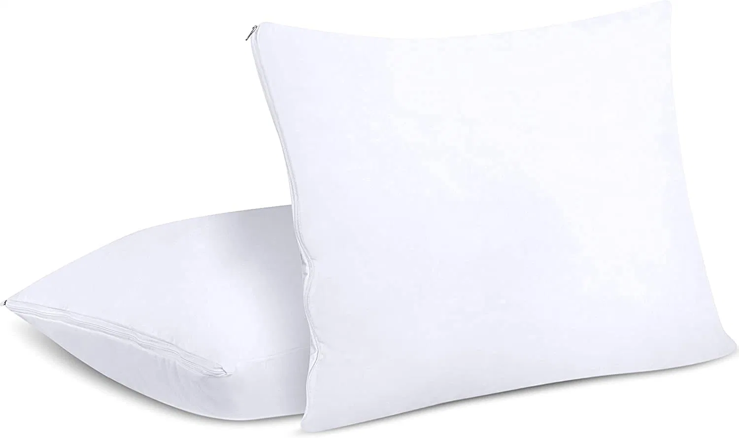 Bedding Waterproof Cushion Cover 80 X 80 Cm Pack of 2 - Pillow Protectors with Zip, Anti-Mite and Anti-Bed Bug Pillow Protector