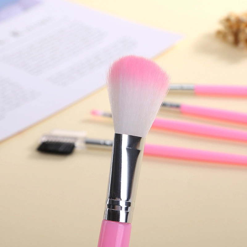 5 Makeup Brush Set Pink Black Eyeshadow Brush Lip Brush Blush Brush Mascara Brush Makeup Brush