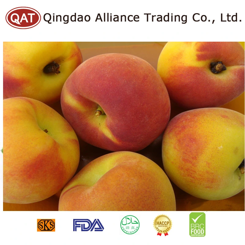 IQF Processing Line Organic Fruits Frozen Yellow Peach Slices for Exporting