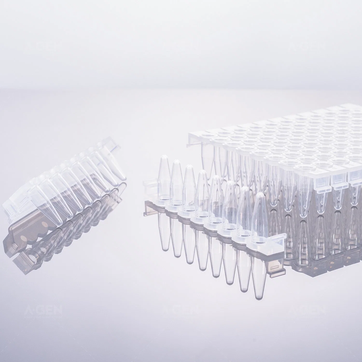 Detachable 0.2ml 96 PCR Plate, Clear, Half Skirt