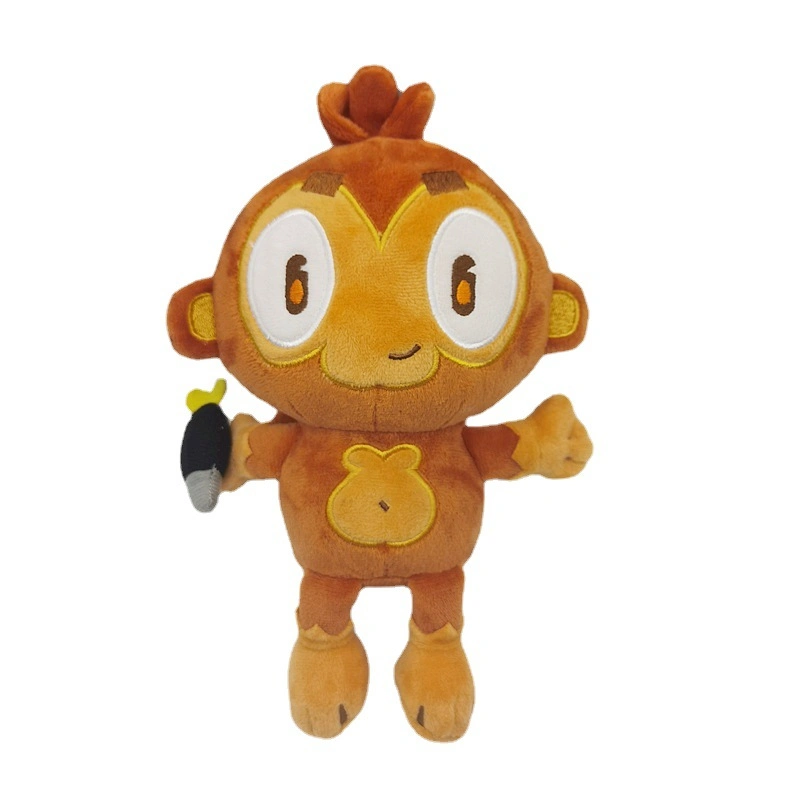 Castanho Dart Monkey Soft Animal Stuffed Children Custom CE Brinquedo