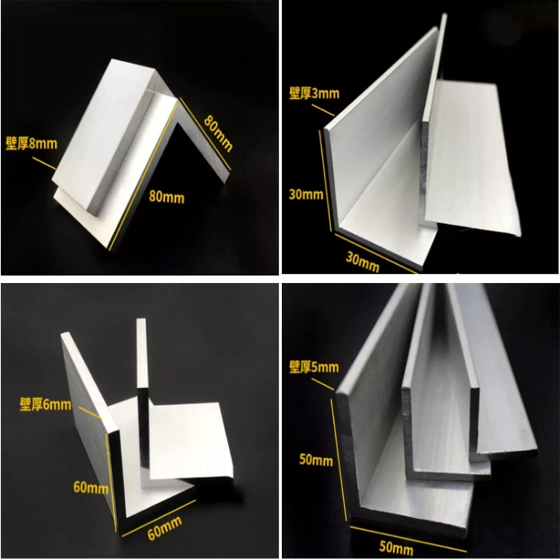 Tamaño personalizado de alta calidad de productos de aluminio soporte de ángulo de Aluminio