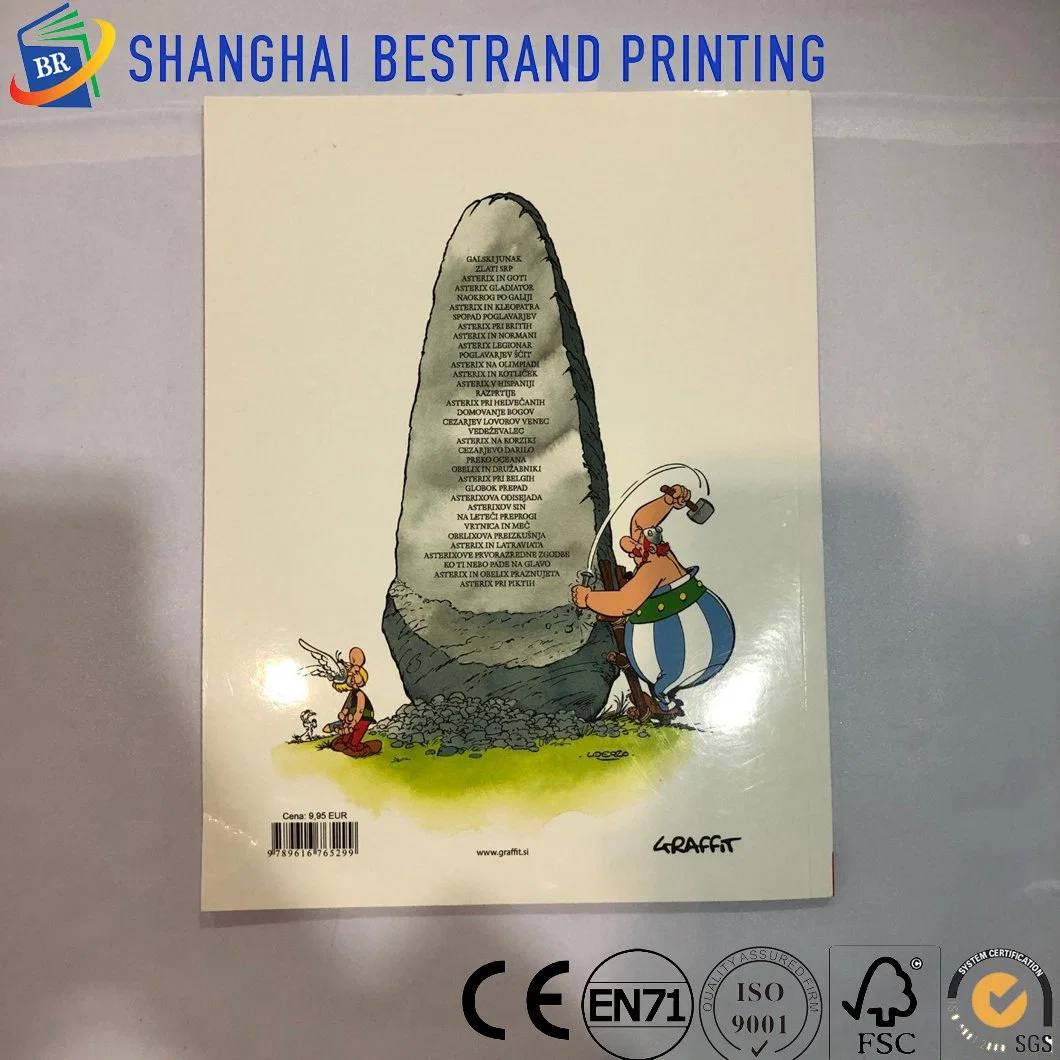 Best Selling Comic Book Printing with Shrink Wrap