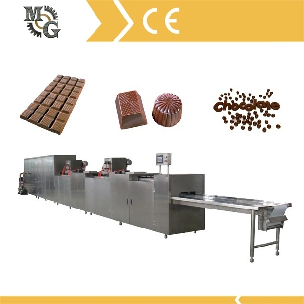 Los chips de chocolate automática máquina de formación (MG-DM600) /Tuerca recubierto de chocolate con dulces que hace la máquina